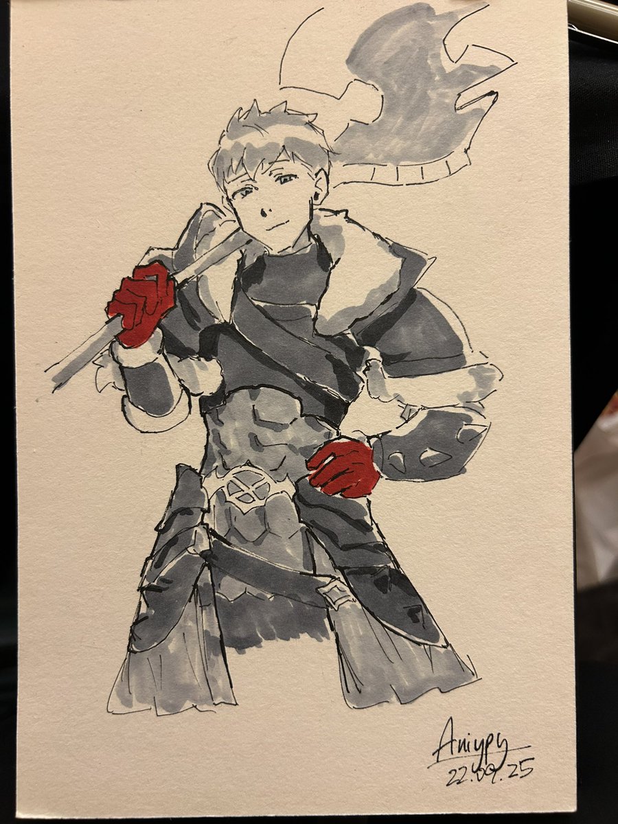 someone requested an ardbert at the artist market 🥹