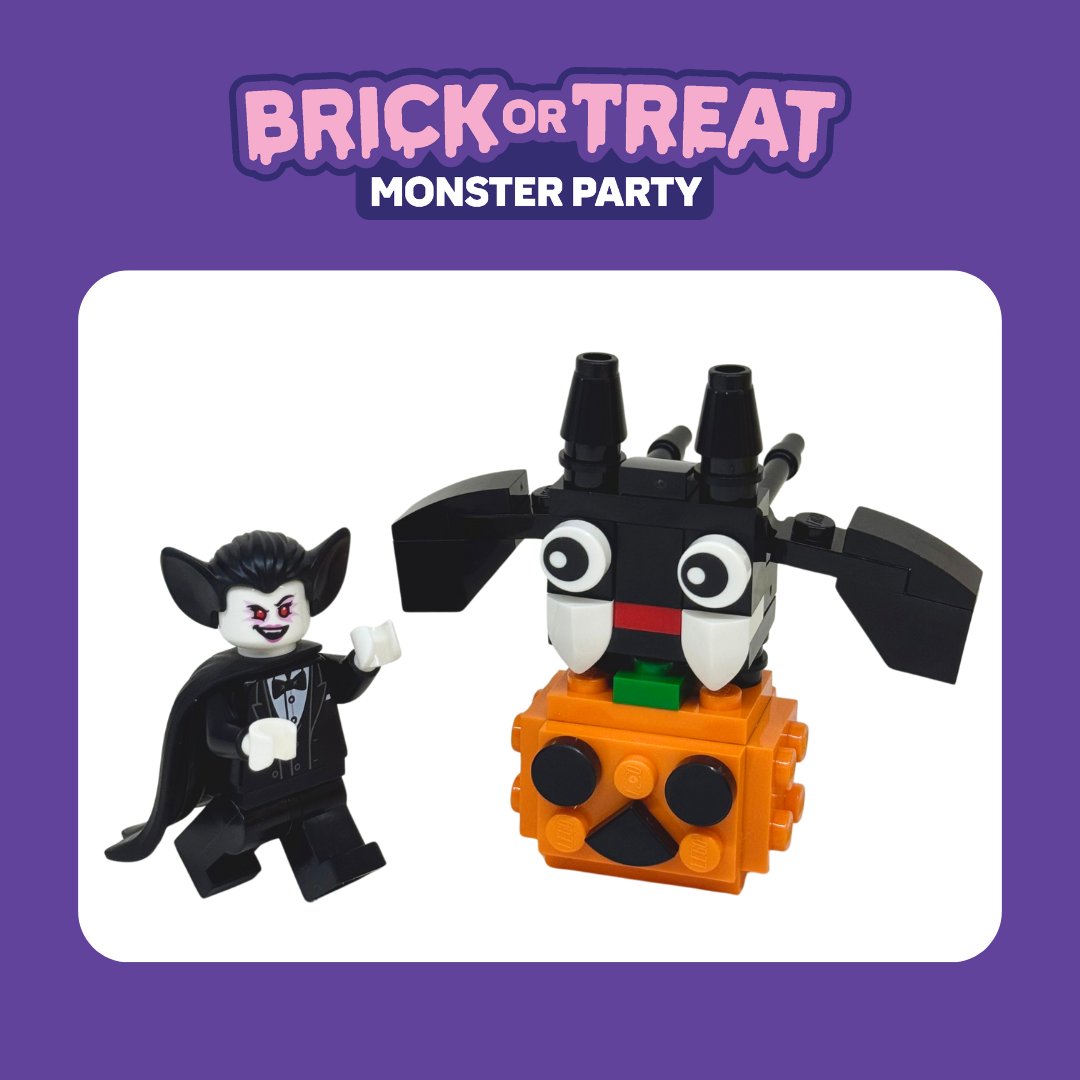 🎃 BRICK OR TREAT 👻✨
#レゴランド大阪 では、ハロウィンイベント開催中！🎃
世界に30人！マスター・モデル・ビルダー考案のオリジナル作品「コウモリ」をつくるワークショップも開催中🦇レゴ®ミニフィギュア付き！
※有料、つくった作品はお持ち帰りいただけます
🔗legolanddiscoverycenter.com/osaka/what-s-i…