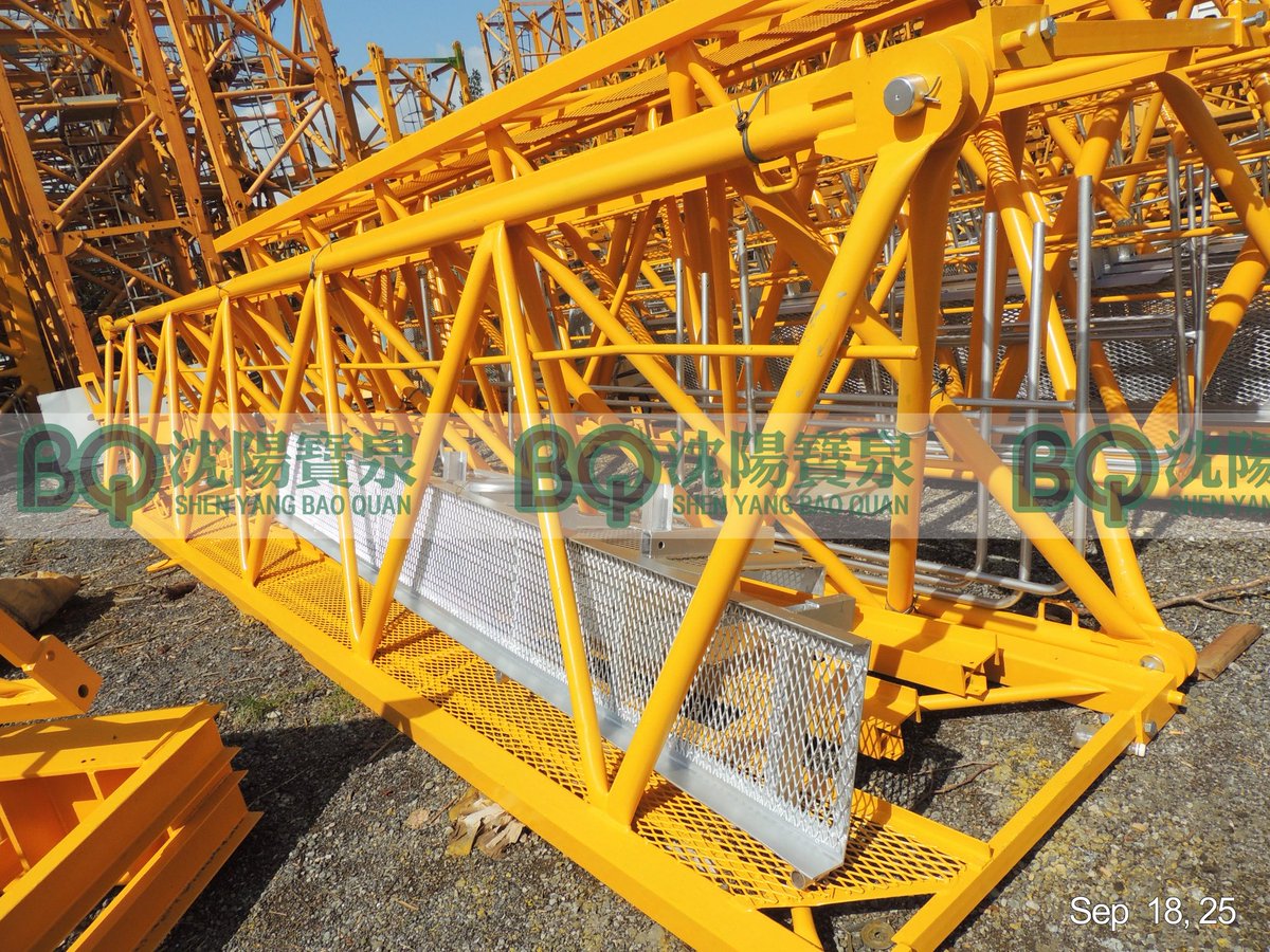 BqTower's tweet photo. GHP7525-18 Topless Tower Crane with L69B2 mast sections and full inverter control to overseas on 18th of Sep, 2025💪💪💪🫰🫰🫰👍👍👍👏👏👏 https://t.co/zQIi0VyLLY