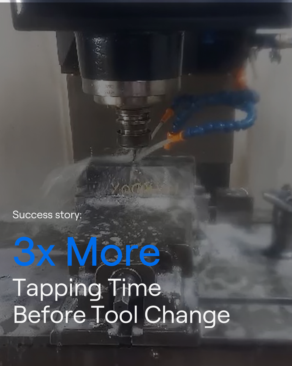 Tapping Hardox 450 isn’t easy. With the Seco T34 Tap, our customer achieved:
⚡ 3x longer tool life
⚡ Reliable performance in tough materials
⚡ Lower tooling costs

Fewer stops, more parts, maximum productivity 👉ow.ly/Uiam50X004Q