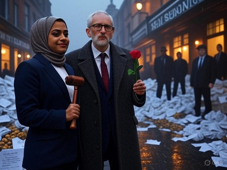 Darren_Fower's tweet image. Ex-Lab MP #ZarahSultana NOW says she's "determined to reconcile and move forward" after divisions emerged in her new left-wing political party with #JeremyCorbyn!
-&amp;gt; Literally, 2 days ago she was pursuing legal action against #Corbyn &amp;amp; others behind the party, #YourParty.