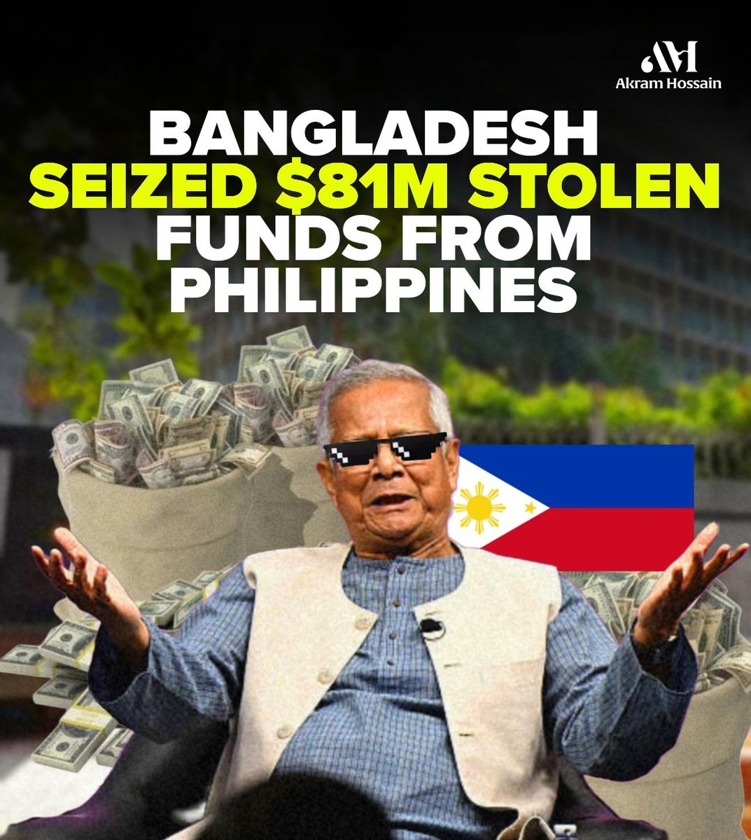 AkramCf's tweet image. From a $101M cyber heist in 2016 to a major victory now—Bangladesh recovers $81M stolen and frozen in the Philippines! 
A landmark win against cybercrime that strengthens hope for global financial security. 

#CyberSecurity #BangladeshBank  
#FinancialSecurity #DigitalSafety