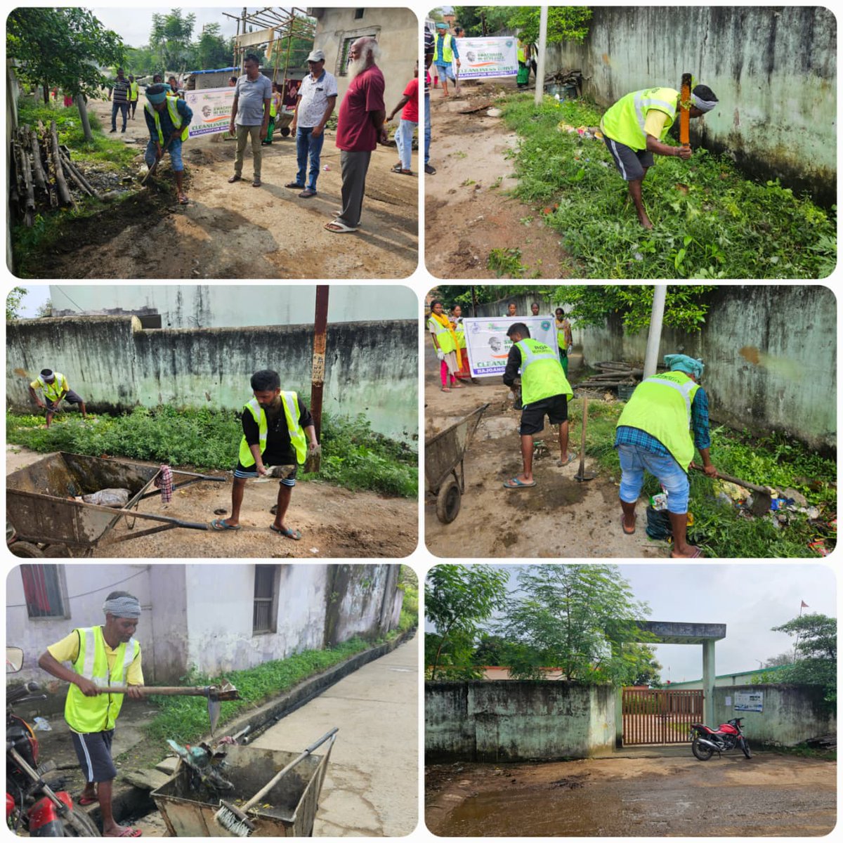 As part of the Swachhata Hi Seva-2025 initiative, the Rajgangpur Municipality organized cleanliness drives at the Siv Mandir place of worship.
#SHS2025
#SwachhataHiSeva2025
#Swachhotsav
#SwachhSurvekshan2025
#swachhbharatmission