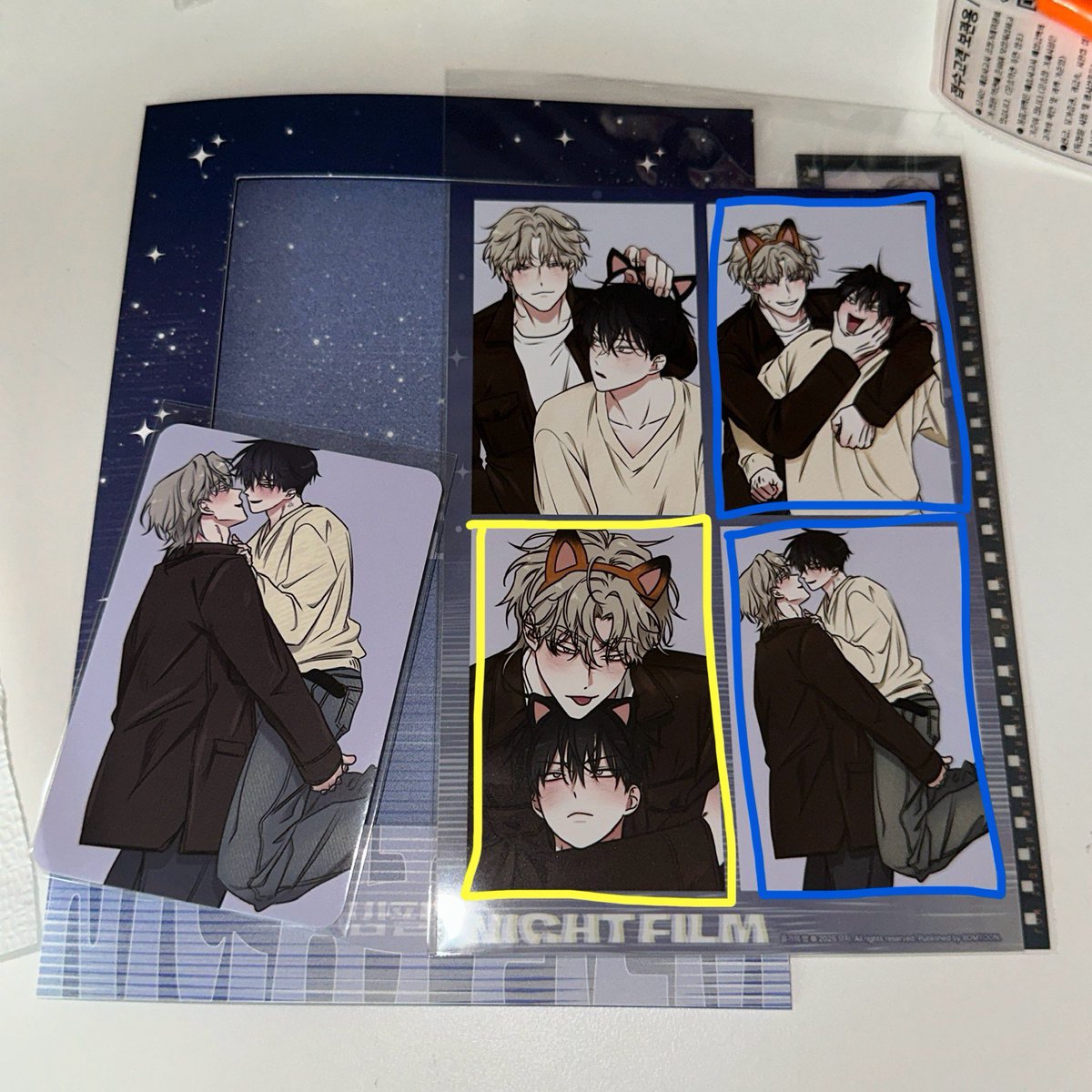 물가의밤 밤필름 패키지 4컷 교환

저:💙
교환자님:💛 

교환원합니다!! 양도도 각 0.9에 해요! 

재이미샵 레봄 레진 봄툰 물가의밤 물밤 태주 의현 의영 해월 팝업 특전 교환 판매 양도 온판 10만원 5만원