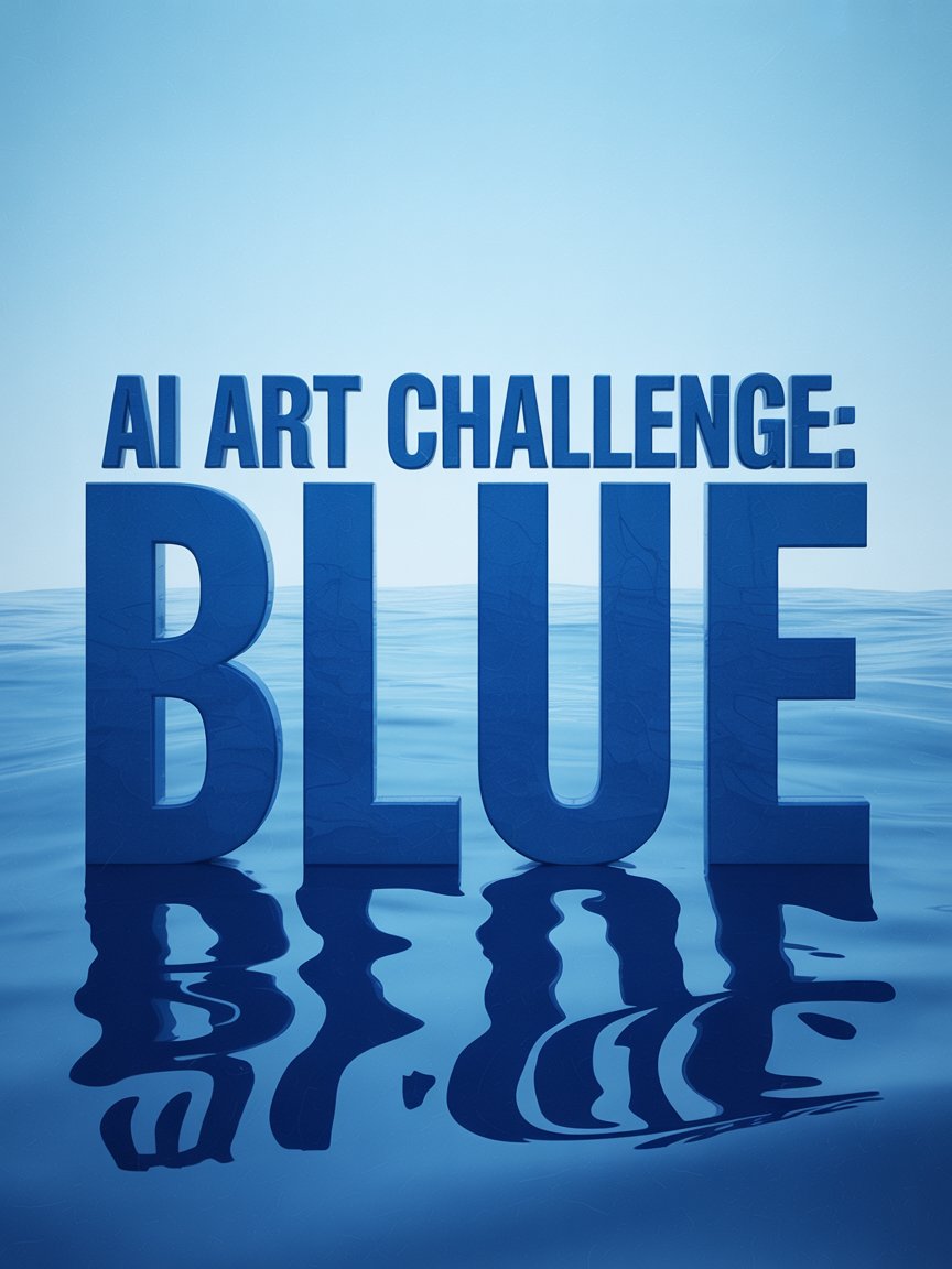 muriellondon's tweet image. 🎨✨ AI ART CHALLENGE: BLUE ✨🎨

Theme: Drown us in blue.
From icy pale tones to deep navy, explore serenity, mystery, or melancholy through blue.

💙 Like
🔁 Repost
👥 Tag your friends