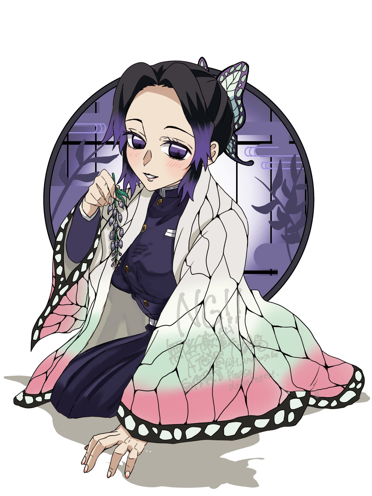 鬼滅　しのぶ 鬼滅の刃 タオル 胡蝶しのぶ【予約商品】 - Tokyo Otaku Mode