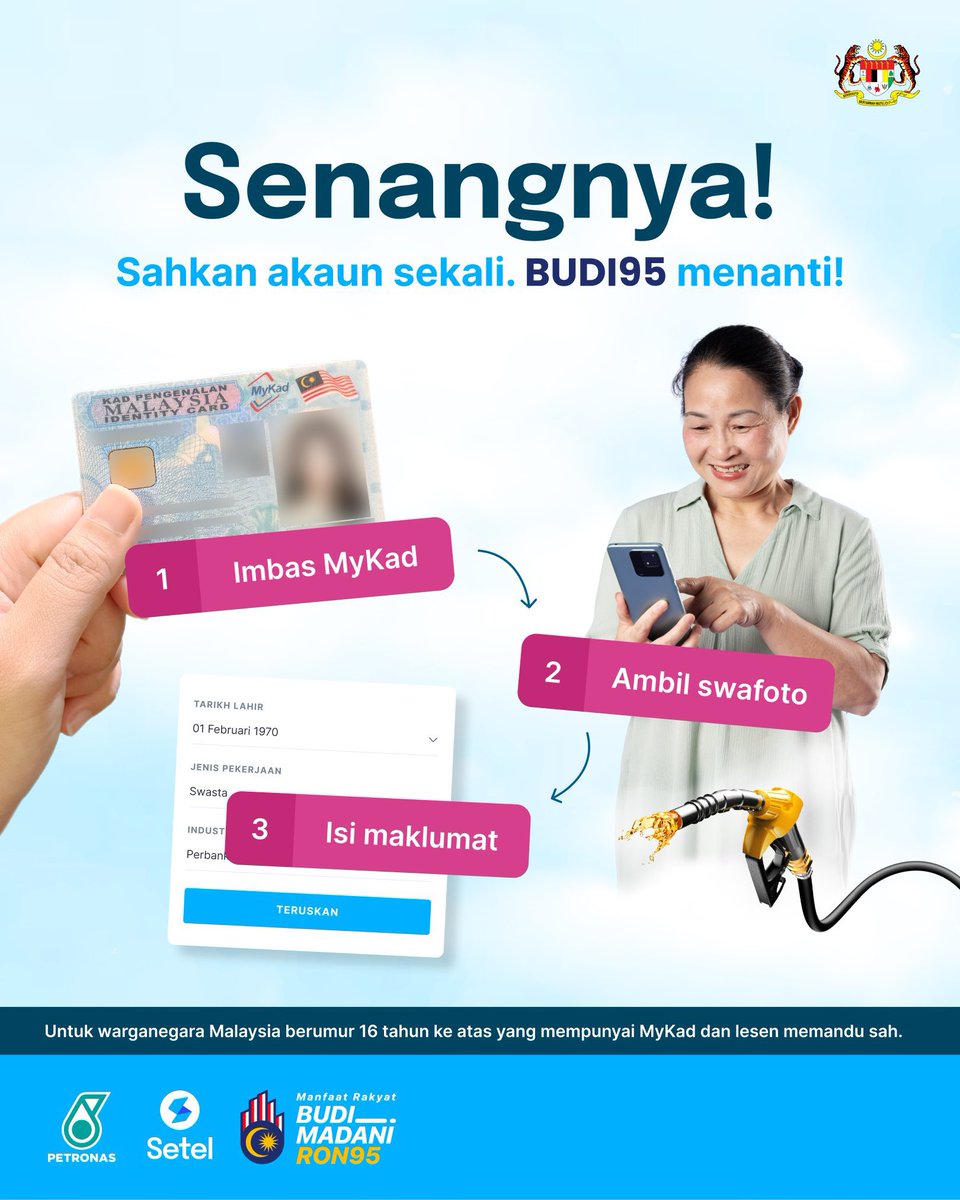 kewangangraduan's tweet photo. Belum ada Setel, boleh daftar guna link https://t.co/jq52uuPvwm (earn RM3 after you spend RM30 on fuel or at Kedai Mesra).

My referral code: ecry https://t.co/0jG1owZtR6