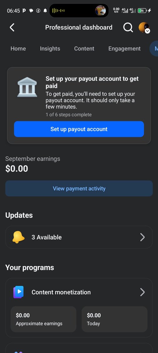 codewithpdev's tweet image. Congratulations to me! 🎉
Woke up this morning to see that I’ve just been *monetized on Facebook!* 💃💰  

Thank you, Papa Mark Zuckerberg @facebook ❤️🫂  @Meta
More wins loading… 🚀  

#FacebookMonetization #facebook