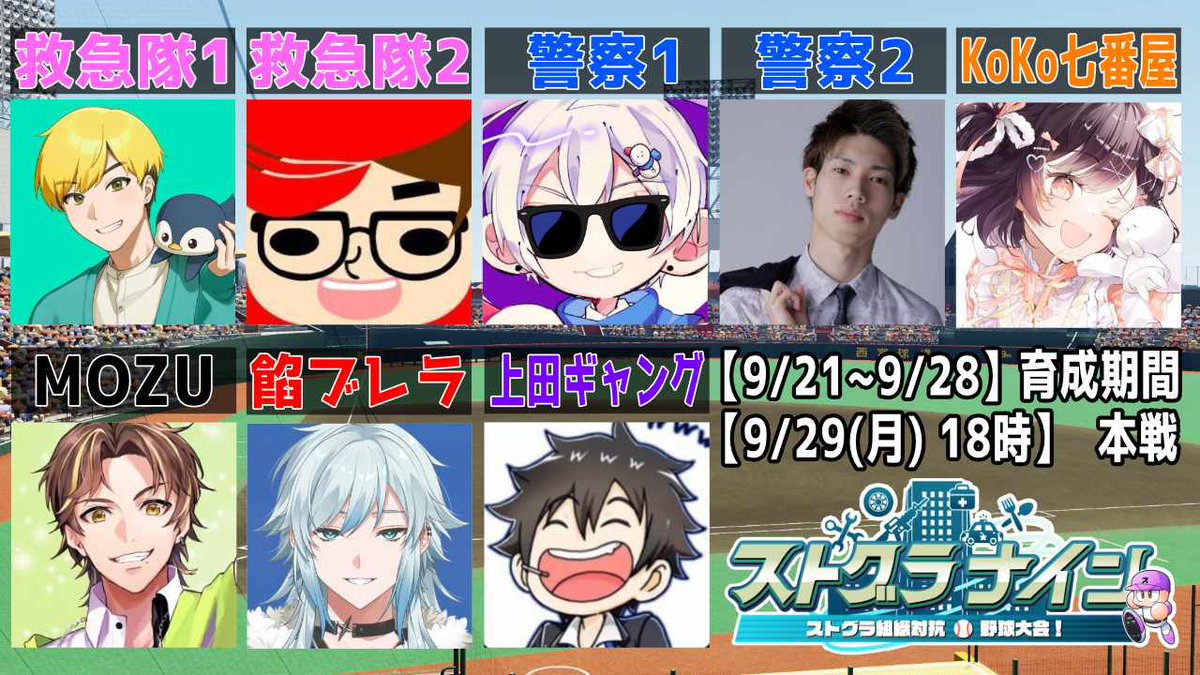 muryoujp's tweet image. 今日栄冠ナインの育成やるかもです。

京都上田高校か鳥取上田農業高校で悩んでます。
指示厨きてもいいよ。喧嘩するけどね。

#ストグラナイン