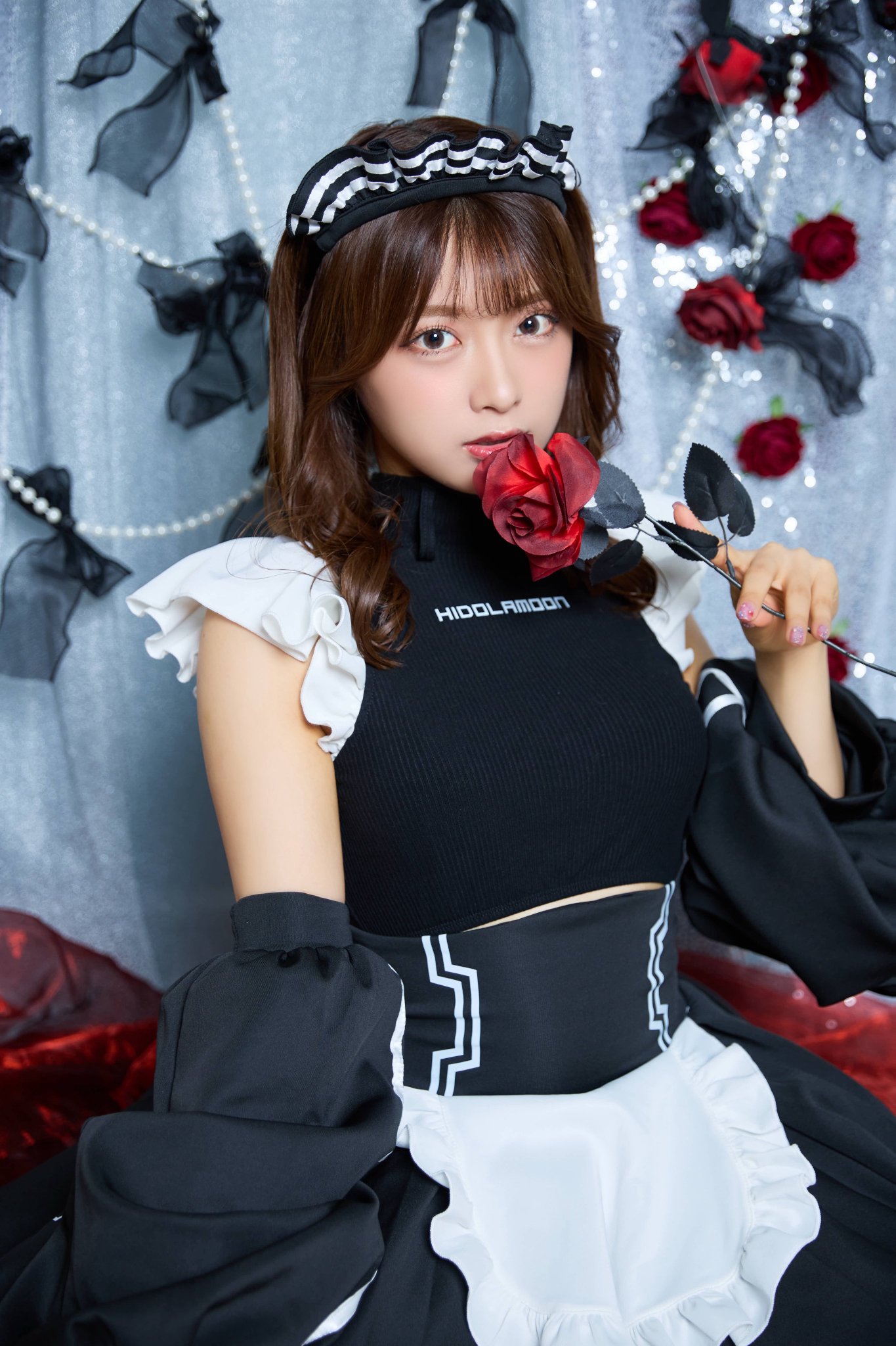 HISA　衣装 2025-26AW 尾を引き奏でる波紋のレースワンピース #hazama_fashion