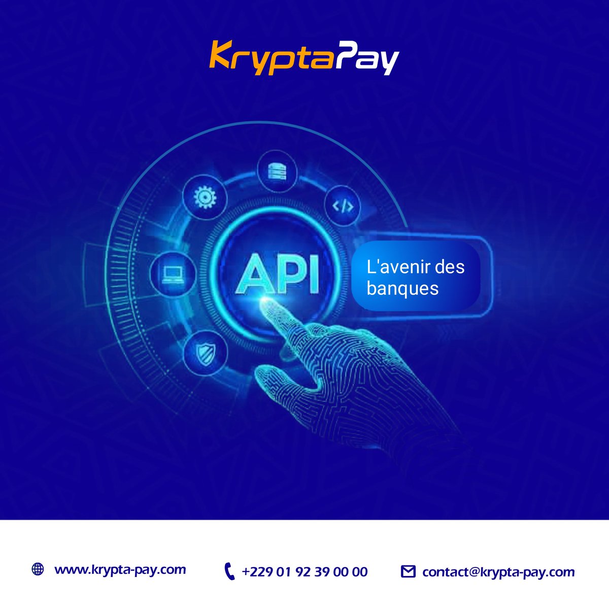 Interopérabilité : un défi clé dans les banques modernes.
Chris Skinner (The Finanser, 2017) l’a dit : « L’avenir de la banque est API-first » (paraphrase).
KryptaPay incarne cette vision avec des solutions sécurisées et instantanées.
Et vous, comment vos API transforment vos
