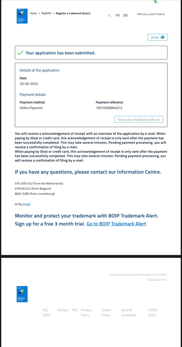 cto_doug's tweet image. $DOUG – From Benelux to the World 🌍

Not your regular meme…
We’ve just submitted and locked in our brand. 
Officially filed at the Benelux Office for Intellectual Property.

This is only the first step:
👉 From Benelux → soon worldwide
👉 From a meme → to a movement
👉…