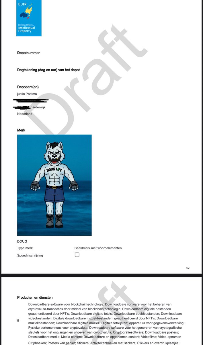 cto_doug's tweet image. $DOUG – From Benelux to the World 🌍

Not your regular meme…
We’ve just submitted and locked in our brand. 
Officially filed at the Benelux Office for Intellectual Property.

This is only the first step:
👉 From Benelux → soon worldwide
👉 From a meme → to a movement
👉…
