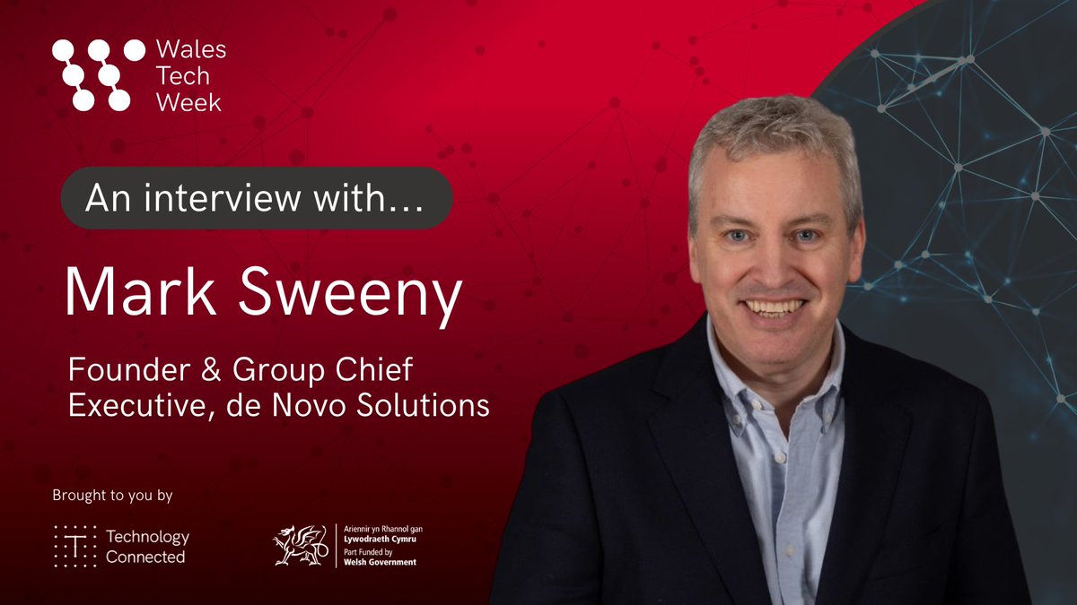 WalesTechWeek's tweet image. 💡 Mark Sweeny, Founder & Group CEO of @deNovoSolutions and Gold Partner at #WalesTechWeek 2025, reveals how his company reached 8th in @thetimes 100, the lessons learned along the way, and the opportunities for Welsh tech on the global stage.
🔗 loom.ly/Aqlfwxk