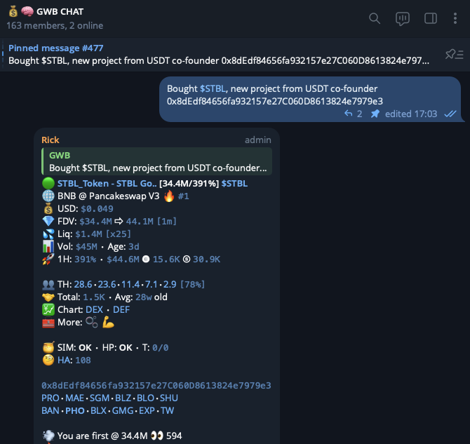 What a week we had last week. 

Shared $AVNT at $0.22-$0.27 range, pulled a 10x
Shared $STBL the next day at $0.049, pulled a 12x
Shared $ASTER 3 days before launch and we bought $APX before go live to migrate without stress, pulled a 21x

Still holding big bags of each, because