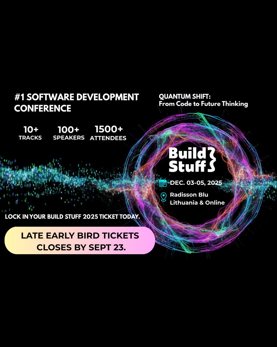 Build Stuff | Software Development Conference tweet media