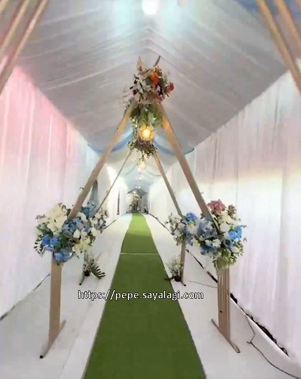 Video Viral: Tenda Hajatan Pernikahan Terpanjang - Tenda Resepsi