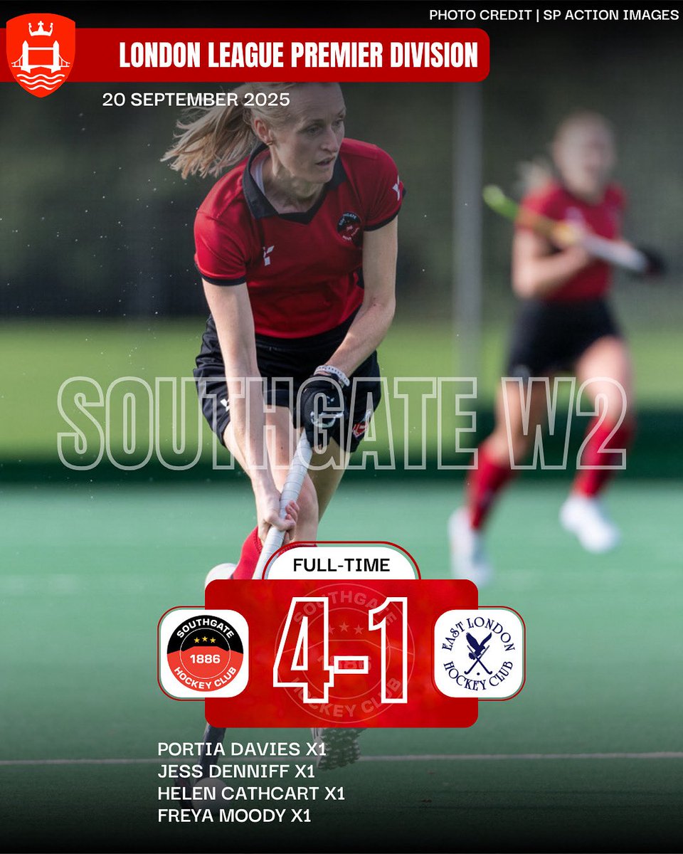 A solid start for our W2’s at home yesterday as they beat East London 4-1! As the team look to fight for promotion this season we look forward to many more results like this! Well Done Team! 🔴⚫️🏑