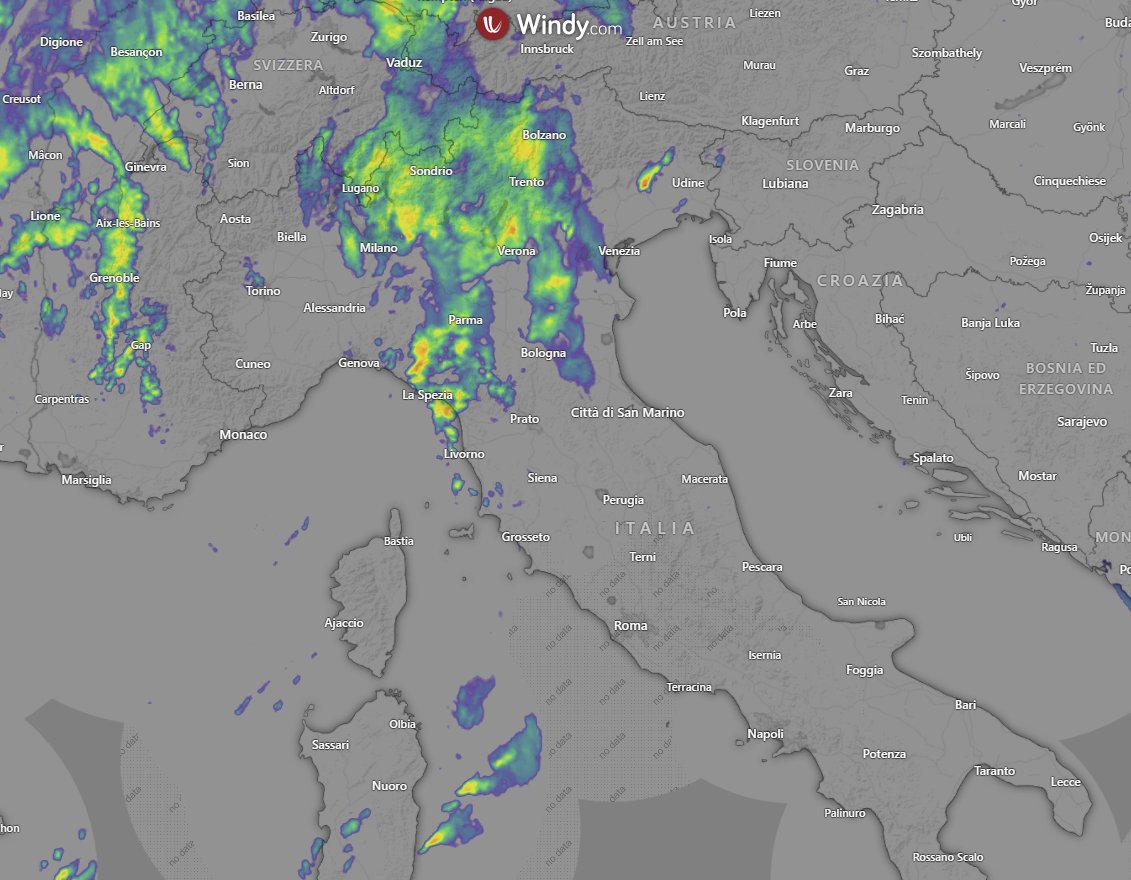 Emergenza24's tweet photo. ⭕️ADESSO [22.09-11:00] #Italia #meteo #maltempo in corso forti precipitazioni e intensa attività elettrica #fulmini in progressione verso est.

👉Dicci dove sei e la situazione (se nell’area significativamente interessata). Grazie

👉Per restare aggiornato segui il nostro account @emergenza24 e visita la pagina dedicata https://t.co/7bsUAMnkfY

📢Per ricevere le informazioni in tempo reale iscriviti adesso al canale Whatsapp di Emergenza24 (togli le notifiche perché aggiorniamo H24) https://t.co/Ewprh1gBm2