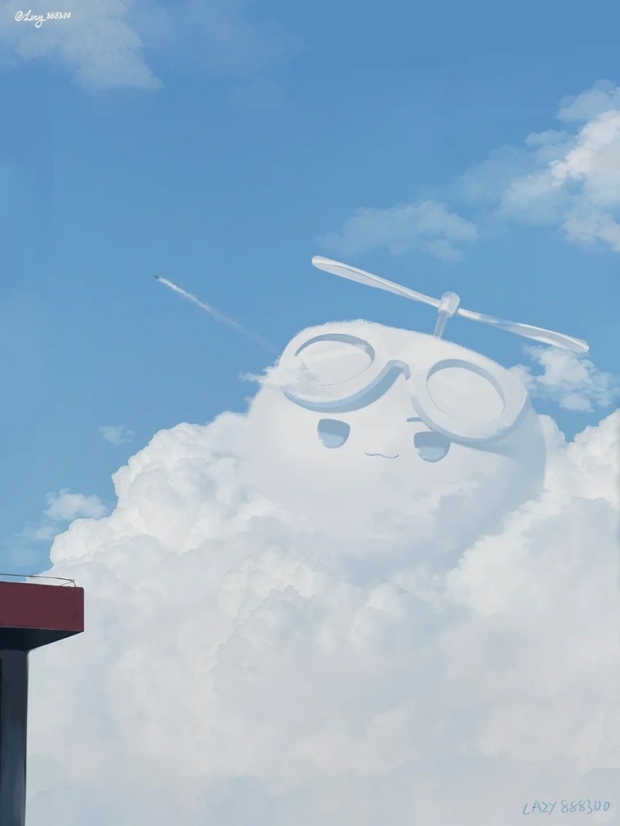 ふわふわの雲に溶けたにいに丸☁️

cr.888300
#恋と深空 #マヒル