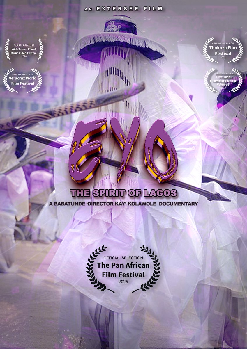 exterseetv's tweet photo. We are excited to announce that EYO Spirit of Lagos, a powerful cultural documentary, will be screened in Toronto as part of the BLINGZ Events Awards 2025.
Toronto is one of the global stops on the EYO World Tour, bringing African heritage to international audiences. https://t.co/qcgdbLu7zG