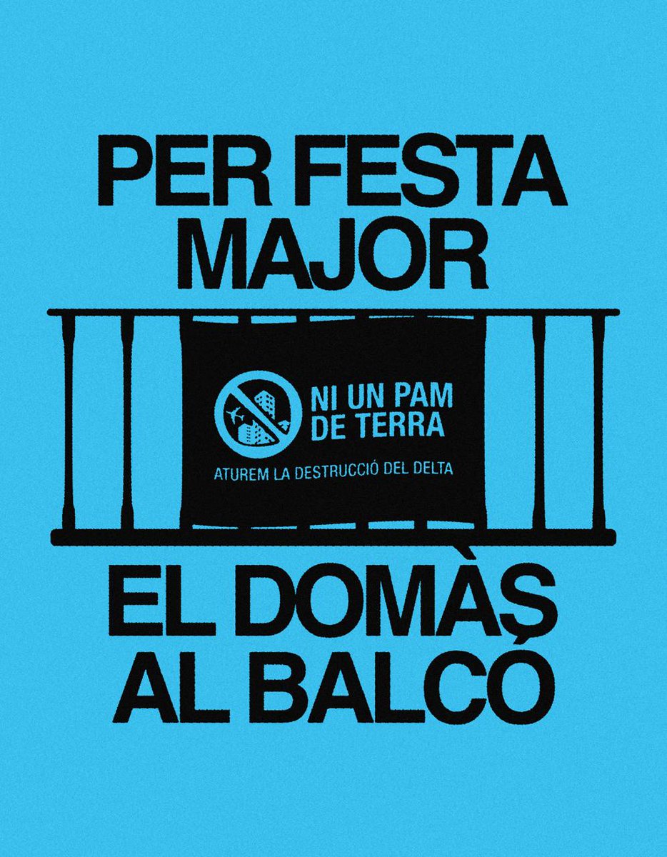 niunpamdeterra's tweet photo. 🎉 Aquesta festa major del Prat, engalana el teu balcó amb el domàs de Ni un pam de terra! El podreu comprar aquest dijous a la tarda de 18 a 20h a la plaça Pau Casals🫰 https://t.co/nzfECIQ42m