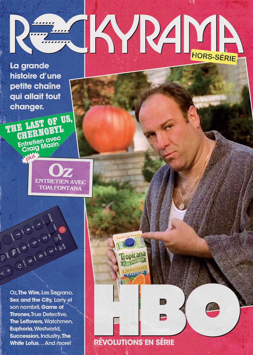 Des Sopranos à The Wire, de True Detectives à Game of Thrones en passant par Succession, ce nouveau hors-série rend hommage à la multitude des productions estampillées des trois lettres H-B-O.

Rockyrama HS12 : HBO 🍿
En précommande sur notre shop !👇
rockyvision.shop/livres-hors-se…