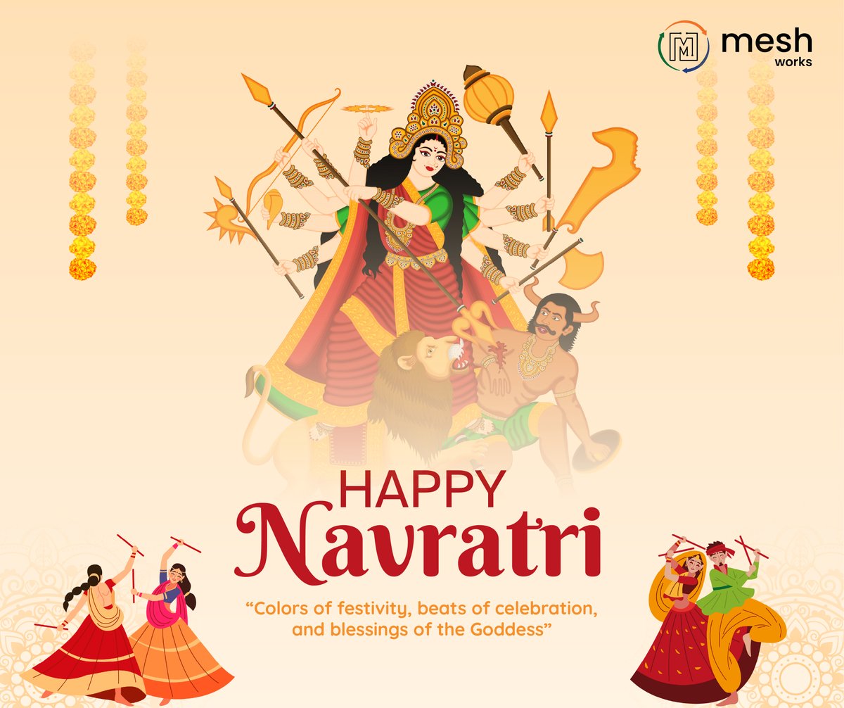 MESHsourcing's tweet image. Strength | Energy | New Beginnings

That’s what Navratri is all about!

Wishing everyone a vibrant and prosperous #Navratri2025 🎉

– Team #MESHWorks