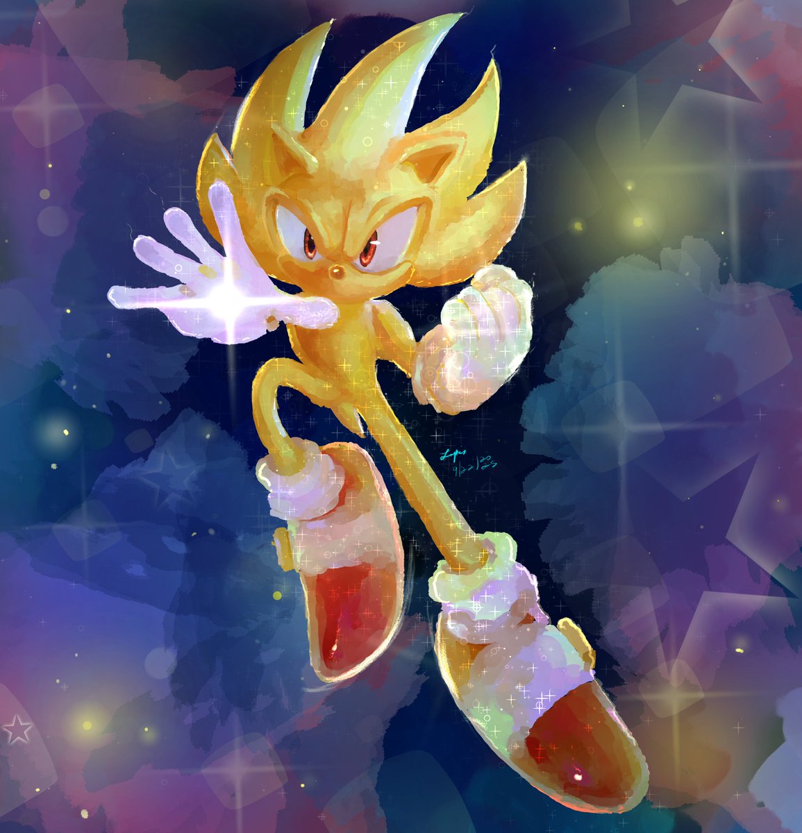 LapisTheWolf's tweet image. ⭐️WISH GRANTED *ੈ✩‧₊˚
#SonicRacingCrossWorlds #2dart #sonic