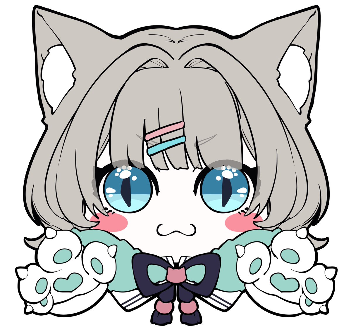 IZ7bd's tweet photo. るるふさんにより(#olugho )
にゃんこ味増した蒼猫かわよい🪭
#あおにゃ~と https://t.co/RQT1XzctRG