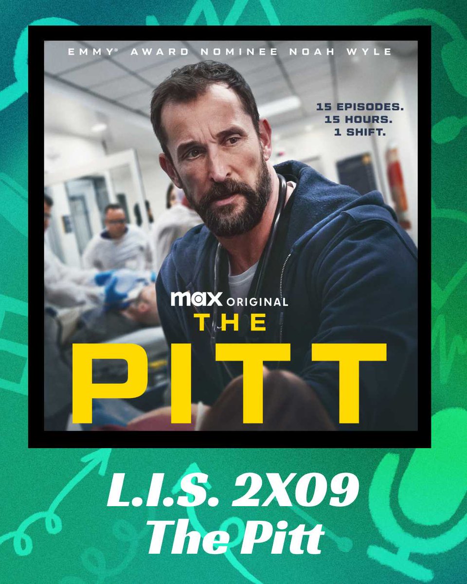 📢 ¡NUEVO EPISODIO!

LIS 2X09 - #ThePitt 🧑🏽‍⚕️👩🏼‍⚕️🩺

Analizamos la reciente ganadora del #Emmys2025 a la mejor serie dramática. acompañados por la médica psiquiatra formada en Pittsburg Carolina Pastor.

Escúchalo 🎧 open.spotify.com/episode/3JN3mZ…