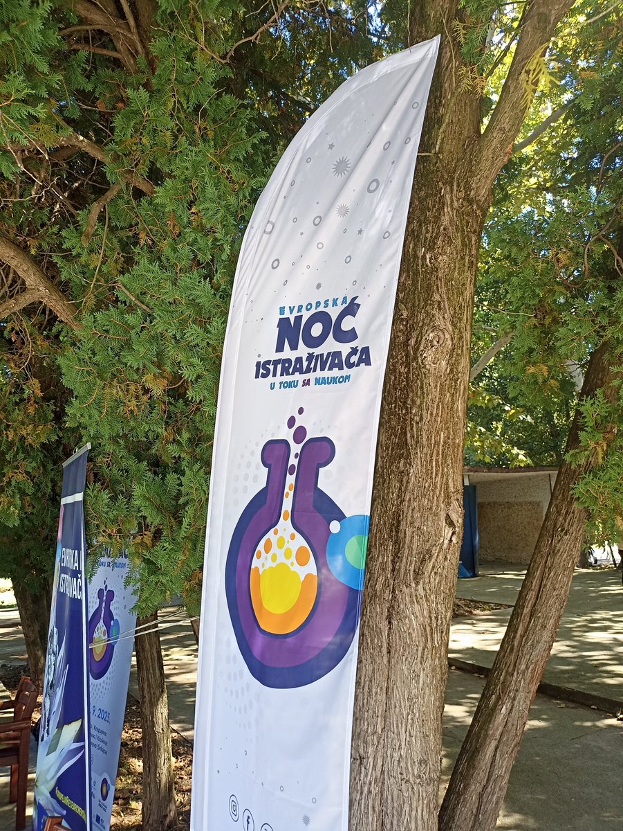 grinshield's tweet photo. ✨ Bringing Science Closer! ✨ 
 Ahead of the European Researchers' Night, the Vinca Institute of Nuclear Sciences opened its doors and hosted an interactive event for school children. Fun demonstrations with GrInshield team were led Marija Radoicic and Brankica Gajić! https://t.co/ciigpSE9rL