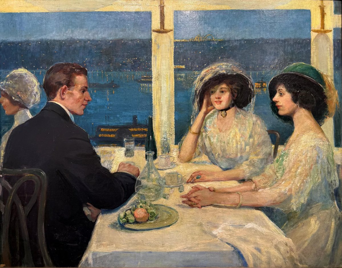 What a 1912 painting might be saying about the changing social mores of New York's public spaces ephemeralnewyork.wordpress.com/2025/09/22/wha…