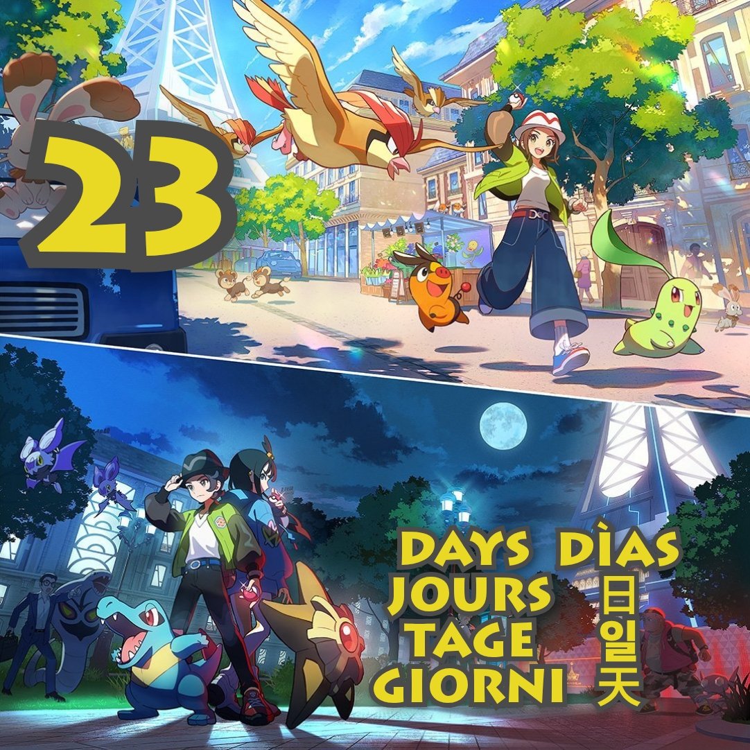 23 days left 
#PokemonLegendsZA 
#Pokemon