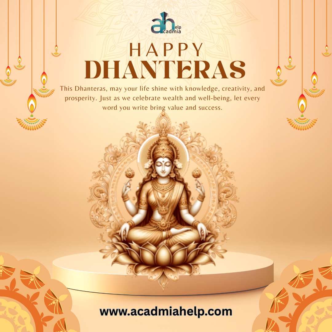AcadmiaHelp's tweet photo. Wishing our community of students and writers a prosperous Dhanteras! May this festive season bring you a wealth of new opportunities, great projects, and academic success.#DhanterasWishes #FreelanceOpportunities #StudentLife #EarnWhileYouLearn #ProsperousBeginnings #AcadmiaHelp https://t.co/heDPgZzTr5