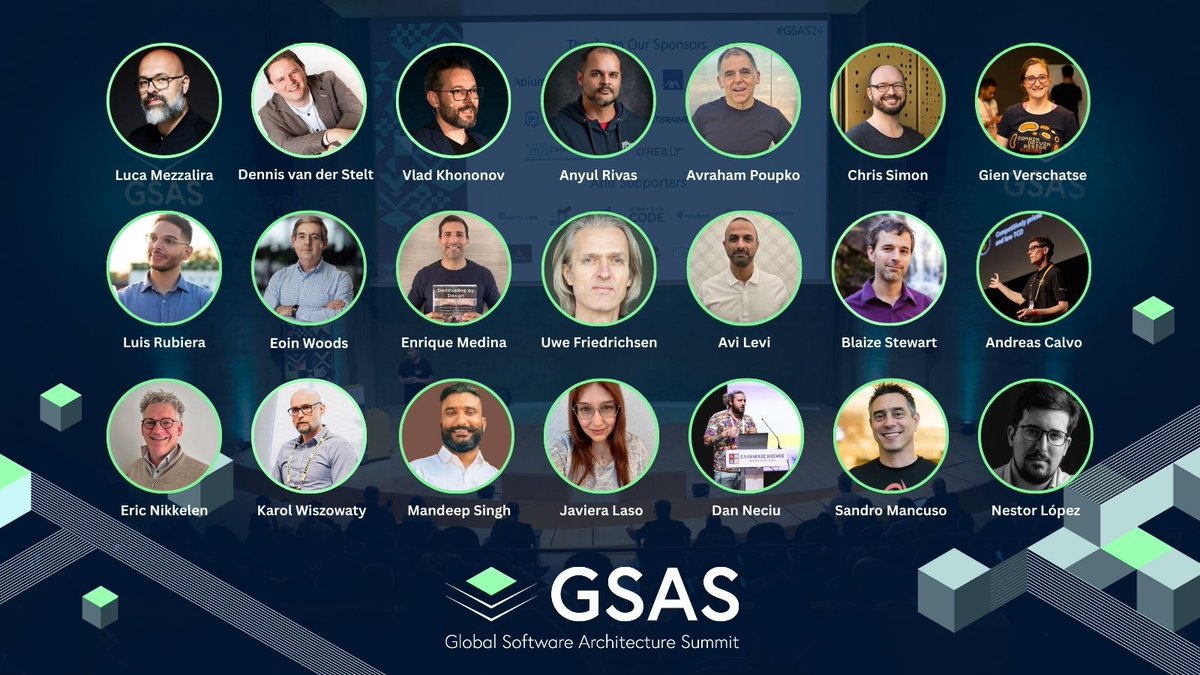 gsas_io's tweet image. Announcing the incredible speaker lineup for #GSAS25! 👏 🗣️ Get your tickets now so you don’t miss our 5th edition in Barcelona! 🎟️ gsas.io #SoftwareArchitecture
