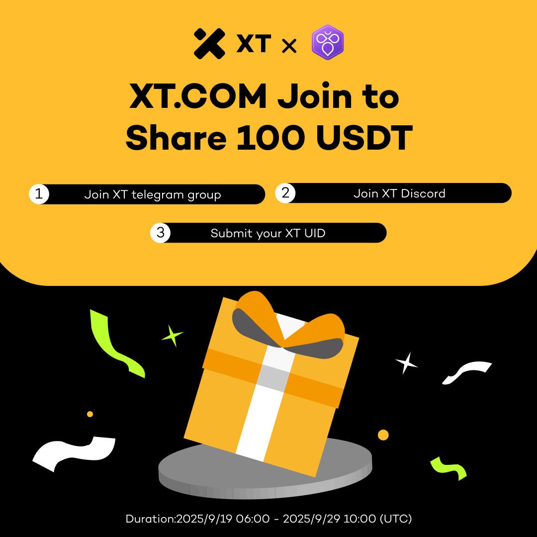 XTexchange's tweet image. 🤑 XT.COM Join to Share 100 USDT on #Intract
🎲 Share 100 USDT by Lucky Draw
⏰ Till 9/29 10:00 (UTC)

Join here: 👉 quest.intract.io/quest/68cf7ea5…

#XT #Airdrop #Giveaway