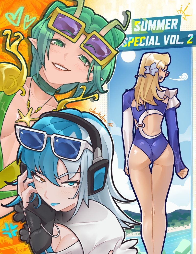 drew the new summer skins &lt;3
#MarvelRivals #MarvelRivalsfanart
