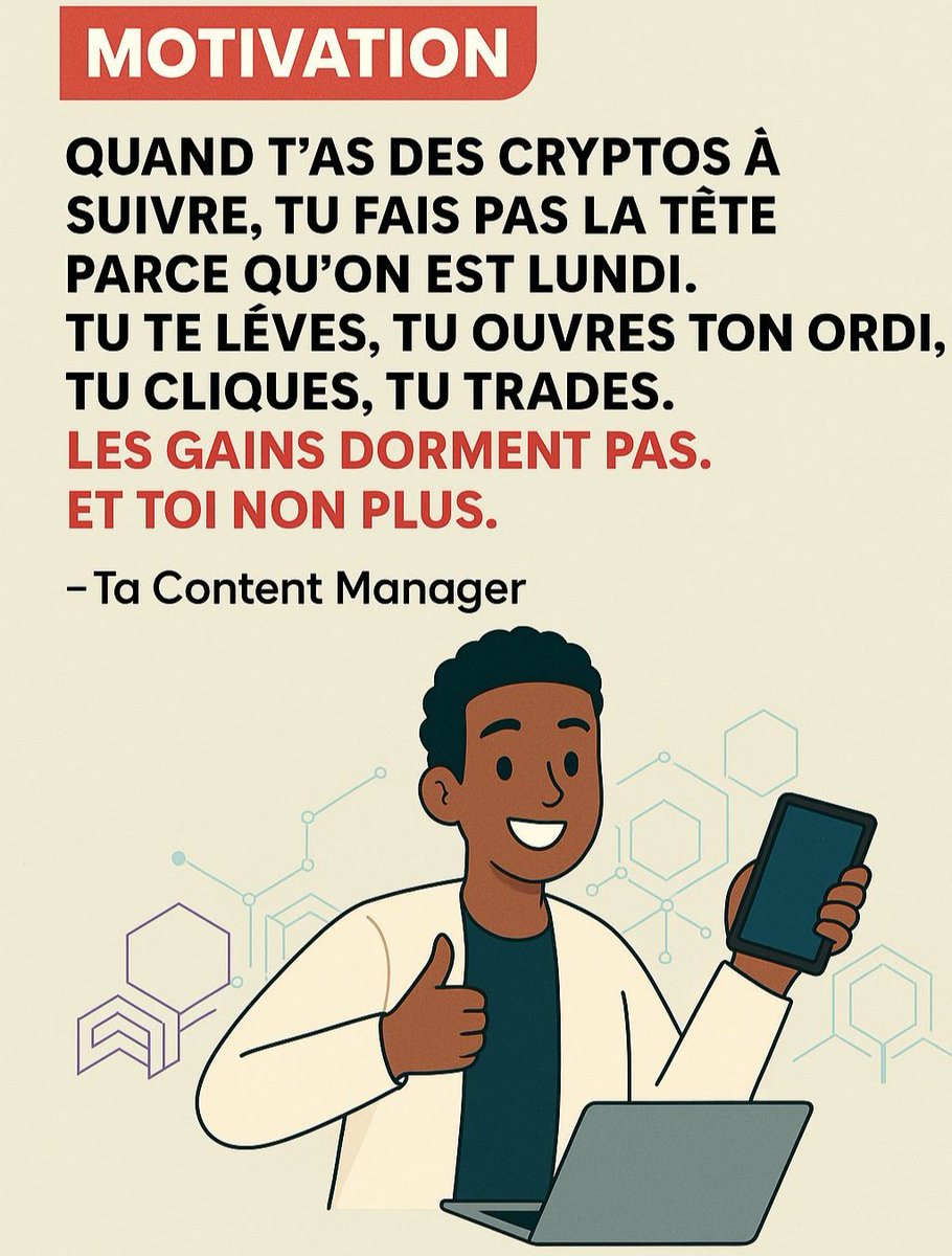its_samsyy's tweet image. Bon début de semaine à tous 👍🏾❤️.

Je participe au challenge de création de contenu de @Cryptofeminin #challengecontentcreator #cryptofeminin