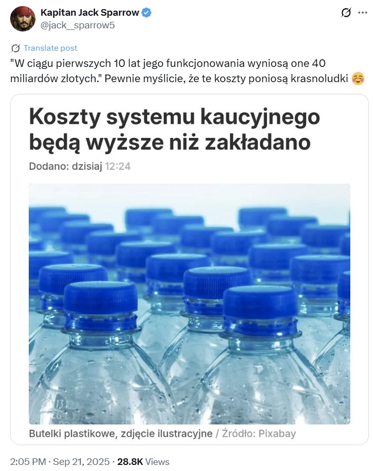 Trolle nadal próbują zrobić z #systemkaucyjny "aferę" jak przy unijnych nakrętkach.