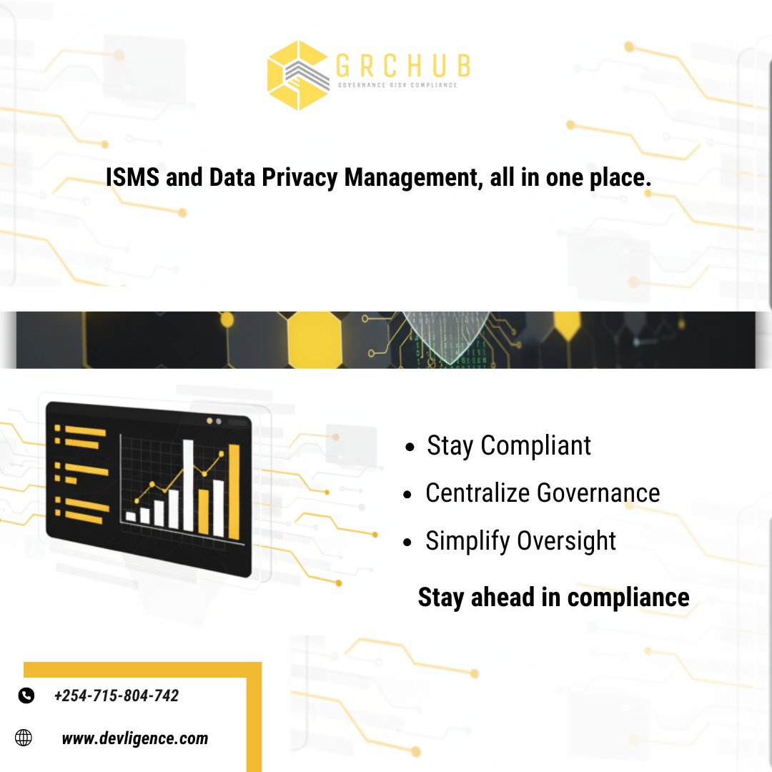 Looking for a smarter way to stay compliant &amp; secure?

We’re introducing a Data Protection Manager tool that streamlines the management of your (ISMS) and Data Privacy Management (DPM), all in one place.
✔️ Simplify compliance
✔️ Automate risk
✔️ Real-time insights