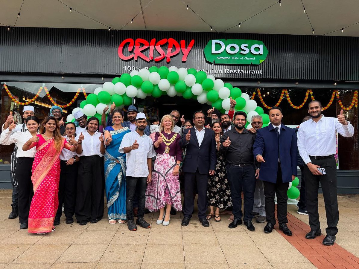SolihullUpdates's tweet image. New South Indian vegetarian restaurant ‘Crispy Dosa’ is now open on #StationRoad in #Solihull town centre. m.facebook.com/story.php?stor…