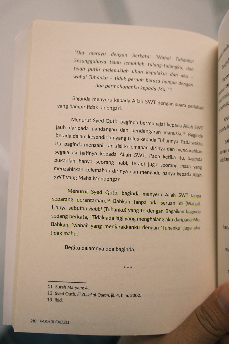 fakhrifadzli's tweet photo. Antara doa nabi yang saya rasa sangat terkesan ialah doa Nabi Zakariyya.

Ketika baginda mengadu kepada Tuhan tentang diri baginda: https://t.co/BnpsHGcpV2