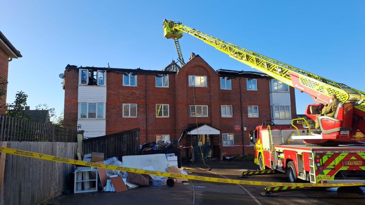TransitPrimeKe's tweet image. 🚨 ENFIELD BLAZE – Three children have been hospitalised with smoke inhalation after a fire ripped through a block of flats in Maybury Close early this morning.

#Enfield #LondonFire #TransitPrime Palestian State Arizona #CharlieKirkMemorial Erika Kirk President Ruto