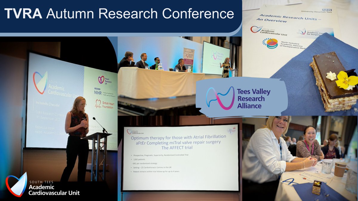 Thank you to Tees Valley Research Alliance (TVRA) for hosting the ACU team on Friday at their autumn research conference. It's so great to be part of such a thriving and dedicated research community here in the North East.