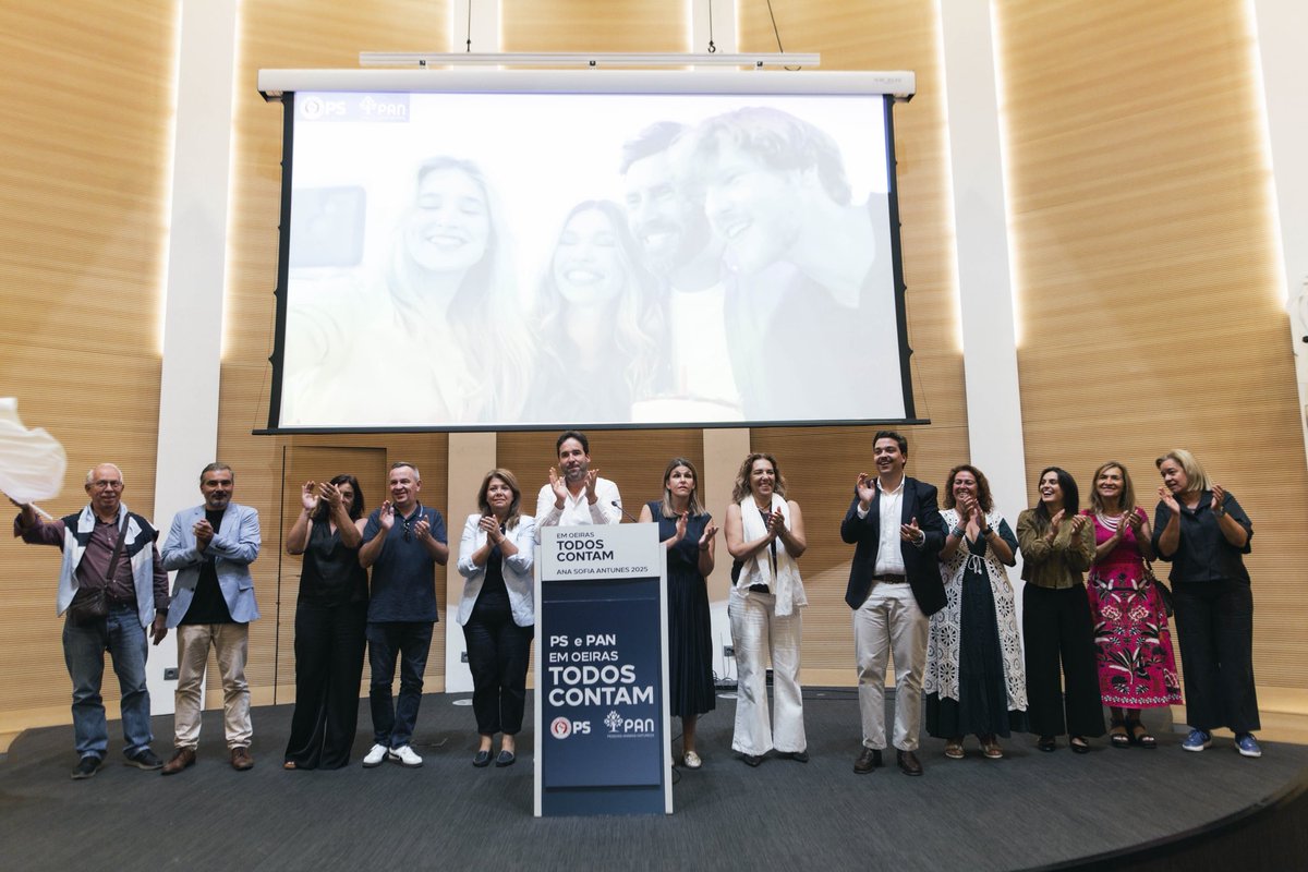 🚀 Estou de coração cheio. 

Ontem apresentei a minha candidatura à presidência da União de Freguesias de Oeiras e São Julião da Barra, Paço de Arcos e Caxias. 

Todos Contam! Até dia 12!