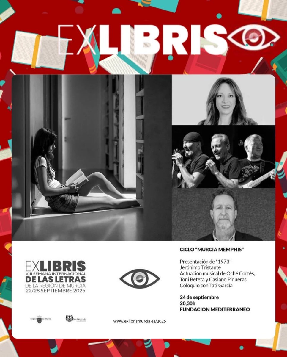 📚 Este miércoles a las 20:30h te esperamos en Fundación Mediterráneo (junto a Soportales) para la presentación de «1973» de Jerónimo Tristante.

🎶 Música en directo con hits del 73 + charla con el autor y Tati García.

🪑 Entrada libre. ¡No te lo pierdas!