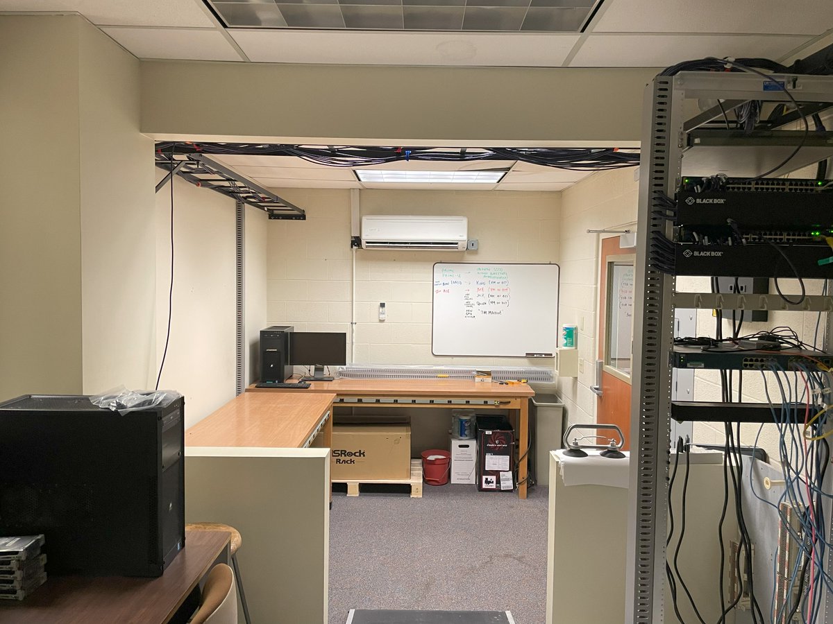 GregoryArdrey's tweet photo. Winding down a 2-year infrastructure project at Ohio University's School of Electrical Engineering &amp; Computer Science.  Some Before &amp; After pics... https://t.co/s3d0yq0K4S