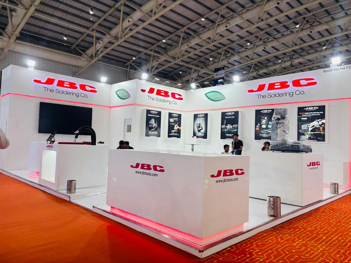 NewDimensionsAK's tweet image. Adding another successful year to our track record delivering impactful design execution at #electronicaIndia2025 and #productronicaindia2025, BIEC, Bangalore

#BoothDesign #Stallfabricators #B2B #Exhibitionstand #Innovation #Expo #TradeShow #ElectronicaIndia #productronicaIndia