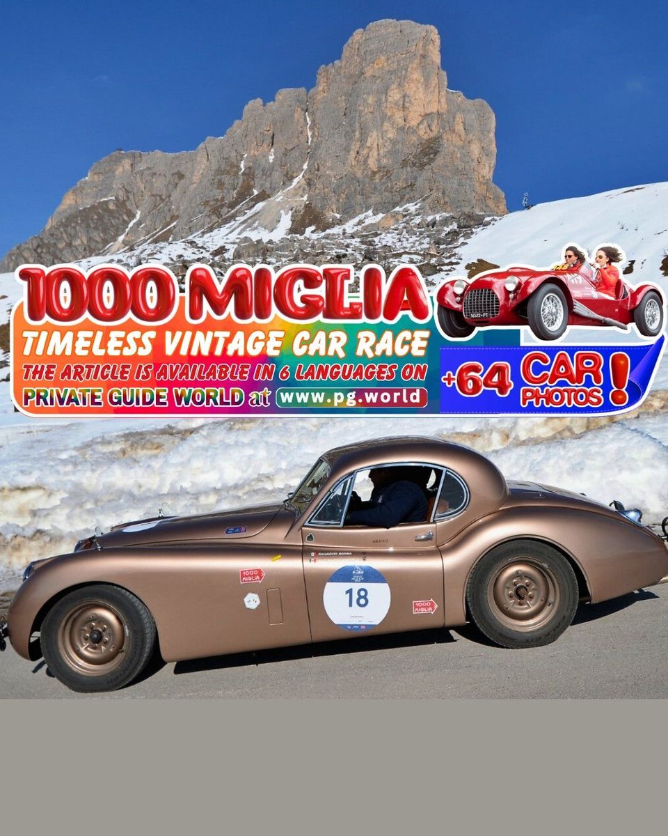 wwwpgworld's tweet image. Travel back in time with the 1000 Miglia 2025! Read now on the PRIVATE GUIDE WORLD platform in 6 languages: pg.world/articles/1000_….
 #ItalyCarLovers #VintageRaces #ClassicMotoring #BreathtakingItaly #PGWorldTravel #CulturalLegends #HistoricJourneys #TravelInspirationItaly